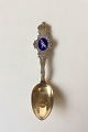 Anton Michelsen 
Commemorative 
Spoon In Gilded 
Sterling 
Silver, 
Icelandic 
Falcon, 1907. 
Measures ...