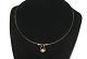 Elegant 
Necklace With 
Pearl 14 Carat 
Gold
Stamped: 14K, 
585, 14K
Length 45.5 
cm. (Inside ...