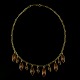 Karen Strand 
for A. 
Dragsted. 14k 
Gold Necklace 
with Carnelian. 
Denmark 1960s
Designed by 
Karen ...