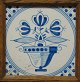 Antique vase 
tiles, Holland.