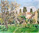 French artist. 
20th century. 
Flowering 
garden. Oil on 
canvas. 
Unsigned. 46 x 
55 ...