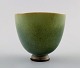 Berndt Friberg Studio ceramic bowl. Modern Swedish design.
Unique, handmade. Fantastic glaze in blue-green shades!