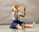 Bing & Grøndahl 
figur Pige med 
spejl 
"Forfængelighed" 
(2318). 
Kunstner Svend 
Jespersen
B&G ...