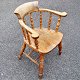 Engelsk kaptajn 
stol.1800-
tallet. Poleret 
bøg. H. 81 cm, 
B. 65 cm., D. 
54 cm. 