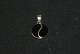 Yin og Yang med 
Onyx, vedhæng 
Sølv
Stemplet: DS, 
925
Størrelse ø 14 
mm
Flot og ...