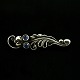 Georg Jensen 
Broche i 
Sterling Sølv 
med månesten 
#184.
Tegnet af 
Georg Jensen 
1866 - ...