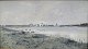 Schiøttz-
Jensen, NF 
(1855 - 1941) 
Denmark: Scene 
from Masnedø. 
Grisailles on 
cardboard. 
Signed: ...