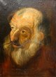 Unknown artist 
(19th century): 
Portrait of an 
elderly man.