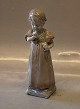 Pige med 
blomster Tysk 
Art Nouveau 
figur 21 cm 
Germany 5216