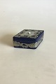 Sèvres Rhombe 
Shaped blue 
porcelain Box 
with Pewter 
Ornament and 
Opal/Opal Alike 
Stone. Measures 
...