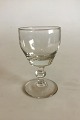 Barrel Glass 
Holmegaard / 
Kastrup. 
Measures 11.8 
cm / 4 3/5"