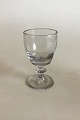 Barrel Glass 
Holmegaard / 
Kastrup. 
Measures 9,8 
cm / 3 7/8"