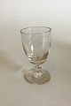 Barrel Glass 
Holmegaard / 
Kastrup. 
Measures 11 cm 
/ 4 1/3"