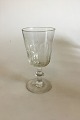 Holmegaard 
Dansk glas 
Christian VIII 
Ølglas. Måler 
ca. 17 cm