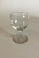 Ukendt/Dansk 
Glas Vinglas. 
Fra 1800-1850 
Måler 12 cm