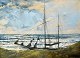 Nielsen, Hans 
(20. årh) 
Danmark.: 
Stranding.