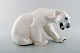 Bing and Grondahl/ B&G. Knud Kyhn. Polar bear in porcelain, no. 1857.