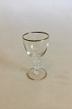 Lyngby 
Glassworks 
Seagull Port 
Glass without 
engraving. 
Measures 9 cm / 
3 35/64 in.
