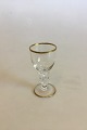 Lyngby 
Glassworks 
Seagull Schnaps 
Glass without 
engraving. 
Measures 8.2 cm 
/ 3 15/64 in.