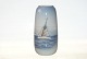 Lyngby Vase with Sailboat