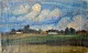 Friis Nybo, 
Poul (1869 - 
1929) Danmark. 
Landskab.