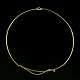 Georg Jensen. 
18k Gold 
Necklace with 
0,04 diamond 
#714
Stamped with 
GJ (monogram) 
750 & ...