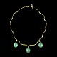 14k Gold 
Vintage 
Necklace with 
Cabochon Jade
Jade of very 
high quality.
L. 38 cm. / 
14,96 ...