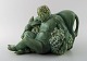 Harald Salomon 
for Rörstrand, 
grønglaseret 
keramikfigur 
forestillende 
bacchus og ...