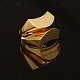 Arne Johansen, Denmark: Ring, 14ct gold. Size: 49. W: 16,7gr