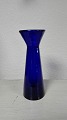 Blå hyacintglas 
glat
Dansk Glasværk 
ca år 1900
Højde 22cm.