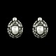 Georg Jensen. 
Sterling Silver 
Screw Back 
Earrings #34.
Designed by 
Georg Jensen 
1866 - 1935 ...