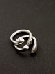 Georg Jensen 
sæt Devoted 
Hearts ringe 
262 sterling 
sølv størrelse 
53  Nr. 336571