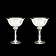 Georg Jensen. 
Et par Cocktail 
bægre i 
Sterling Sølv 
#479A.
Tegnet af 
Georg Jensen 
1866 - ...