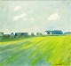 Jensen, Aksel 
P. (1885 - 
1972) Danmark: 
Landskab. Olie 
på lærred. 
Signeret.: Axel 
P. J. 47 x 52 
...