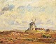 Holbak, Niels 
(1884 - 1954) 
Danmark. En 
mølle. 
Signeret.: N. 
Holbak. Olie på 
lærred. 35 x 44 
...