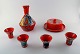 Vallauris, 
France.
Vodka / 
Lemonade / 
Sangria-set for 
four. Hand 
painted, 
unique.
Carafe, 4 ...