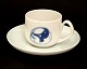 Bing & Grøndahl, Blå Koppel, Kaffekop med underkop. Designet af Henning Koppel. Kaffekop. Nr. ...