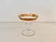 Lyngby Glas, 
Tosca, 
Likørskål, 
krystalglas med 
guldbånd, 7,5cm 
høj, 8cm i 
diameter *Pæn 
stand*