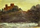 Doare, Marcel 
Le (20. årh): 
En borg - 
aften. Olie på 
plade. 
Signeret. 16 x 
23 cm. 
Indrammet. 
