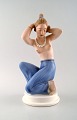 Jens Jacob 
Bregnø for 
Dahl-Jensen. 
Figure of 
porcelain nr. 
1177, 'Morgen'.
Height: 27 cm.
In ...