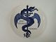 Royal 
Copenhagen. 
Mindeplatte 
#14. Odd Fellow 
Odenens 
hospital på 
Island. 
Diameter 18,5 
cm. ...
