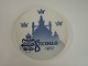 Royal 
Copenhagen. 
Mindeplatte 
#10. Kunst- og 
Industriudstillingen 
i Stockholm. 
Diameter 18,5 
cm. ...