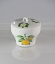 Marmeladekrukke 
med abrikoser 
år 1912 fra 
Aluminia
Aluminia 
fajance, 
fajancekrukke, 
...