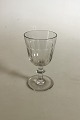 Holmegaard 
Dansk glas 
Christian VIII 
Vinglas. Måler 
14,2 cm