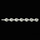 John Lauritzen. 
Art deco 
Armbånd i 
Sterling Sølv.
Tegnet og 
udført hos John 
Lauritzen - ...