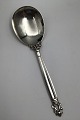 Georg Jensen Sterling Silver Medium Serving Spoon Acorn No 113. Measures 22.3 cm  (8.77 inch)