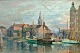 Ubekendt 
kunstner (19. 
årh.): Tietgens 
Hus med 
Christians 
Kirke i midten. 
København. Olie 
på ...