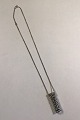 Georg Jensen Sterling Silver Chain with Pendant No 252