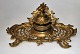 French writing 
kit, bronze, 
19th century. 
Nyrococo.