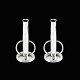 Svend Weihrauch 
- F. 
Hingelberg. A 
pair of Art 
deco Sterling 
Silver 
Candlesticks.
Designed by 
...